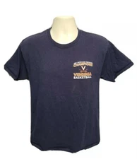 University of Virginia Basketball ACC Regular Season Champions Men M Blue TShirt