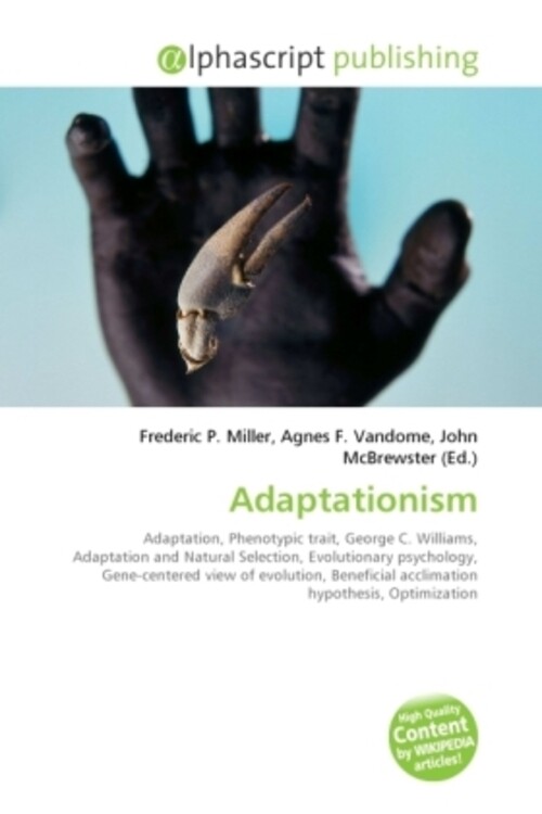 Frederic P. Miller (u. A.) | Adaptationism | Taschenbuch | Englisch