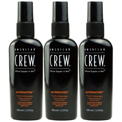 American Crew Alternator Finishing 3 x 100 ml Spray Styling Pump Haarspray Set