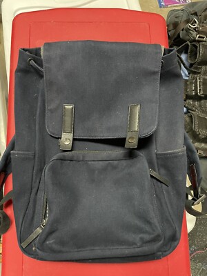 Everlane Backpack Blue Heavy Canvas The Modern Snap Travel Bag