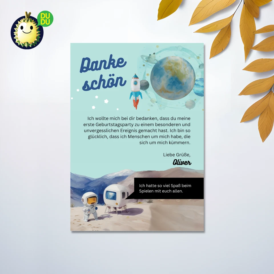 EDITABLE Acuarela-Espacio-Fiesta de Cumpleaños-Invitación para Niños Foto 4 de 4