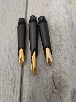 Osmiroid B4 Calligraphy Easy Change Unit Gold Plated NIB ( 3PK-BUNDLE)