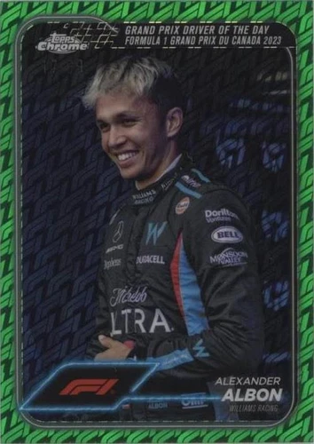 2024 Topps Chrome Formula 1 Logofractor Edition - Alexander Albon #166