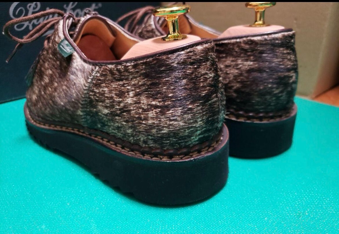PARABOOT MICHAEL MARRON pony total fur Tyrolean Shoes 70