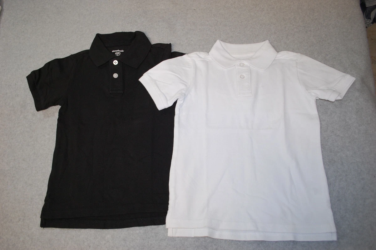 Toddler top black polo