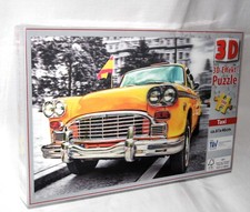 Puzzle 3D-Tiefeneffekt Hologramm Taxi 500 Teile