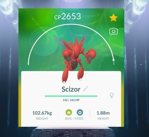 Pokemon Go Scizor Level 35 High Level Cp Same Day Delivery Ebay