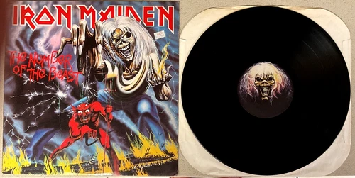 Iron Maiden The Number Of The Beast Vinyl LP US Harvest 1982 N Mint condition