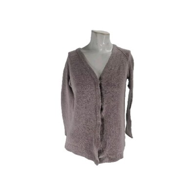 Burberry Brit Women's Sweater Medium Lavender Merino Wool Knit