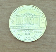 Austria 2009 Gold 1/10 oz 10 Euro Vienna Philharmonic UNC 2996.00 per troy oz