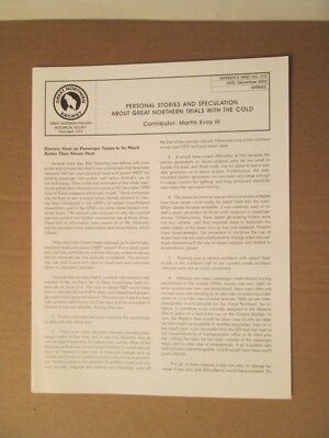 Great Northern Goat Reference Sheet 310 Stories about Trials with the Cold