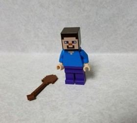 LEGO Steve with Shovel Minifigure Minecraft 21114 The Farm