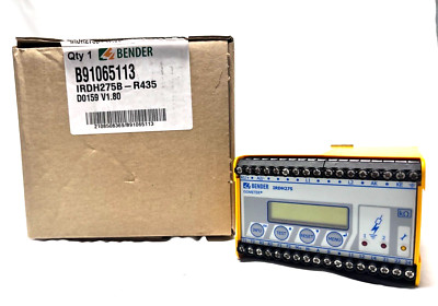 BENDER ISOMETER IRDH275 IRDH275B-R435 IRDH275B-435 D159 V1.8  ART# B91065101