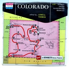 View-Master A320, Colorado, State Tour Series, GAF Vers A, 3 Reel Set
