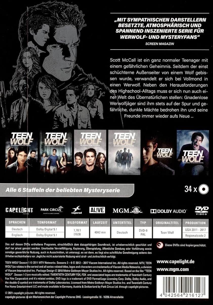 (未使用･未開封品)　Teen Wolf: Complete Series/ [DVD] [Import] wyeba8q TEEN WOLF COMPLETE SERIES 1-6 DVD Season 1 2 3 4 5 6