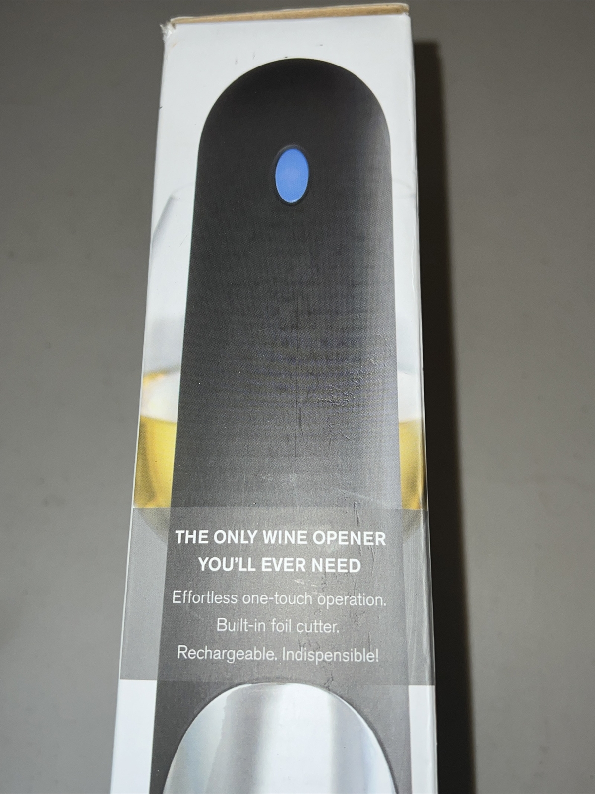 BROOKSTONE AUTOMATIC WINE OPENER WITH FOIL CUTTER NEW IN BOX eBay