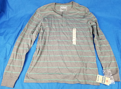 NWT Urban Pipeline KOHLS Shirt Size Small Longsleeve Grey w/ Green Stripes  Youth