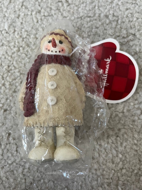 Hallmark Christmas Resin Snowman