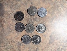 Canada 1945 to 67 5 Cents George Canadian Nickels 8 Nickles