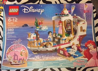 lego disney princess ariel's royal celebration boat 41153