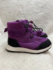 UGG Turlock Waterproof Insulated 1103505K Snow Boot Side Zip Toddler SZ12 Purple