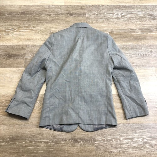 CALVIN KLEIN Button Front Long Sleeve Blue Suit Blazer Jacket Boys Size 10 R - Picture 3 of 10