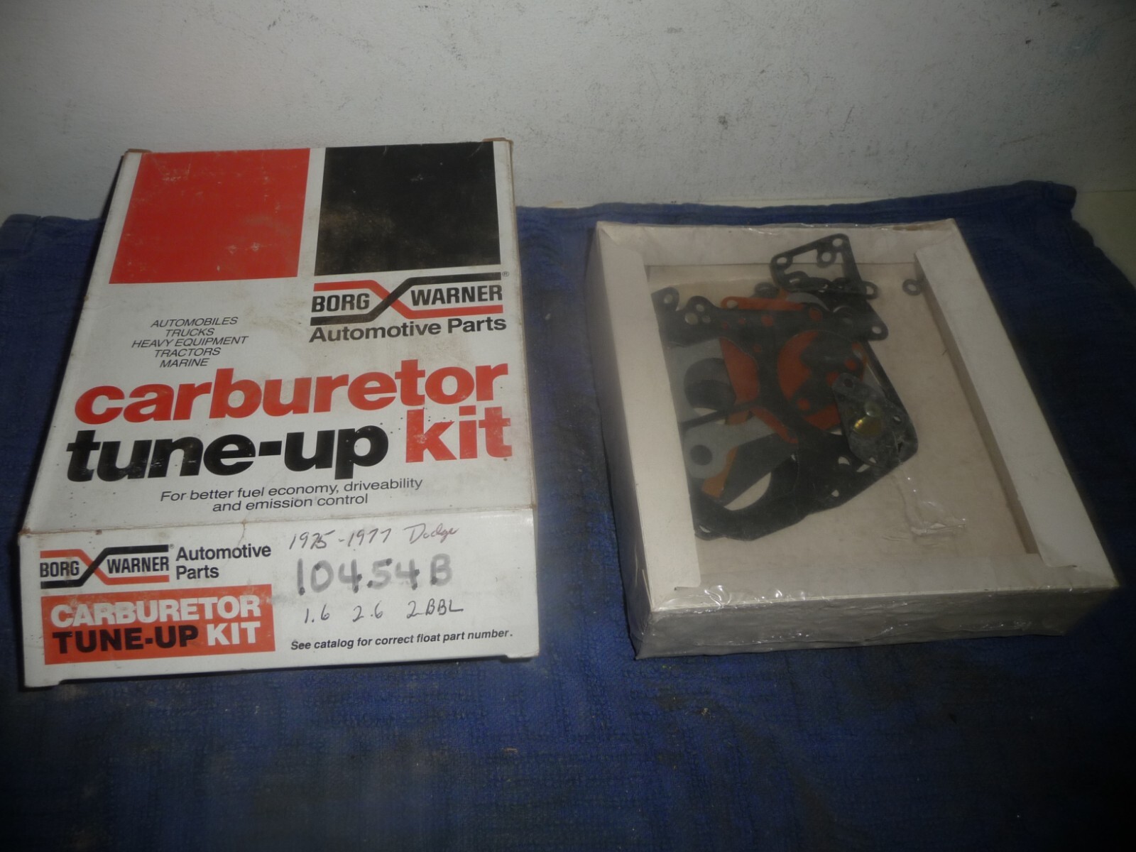 19751977 Dodge 1.6L 2.6L Warner Carburetor Kit 10454B with