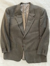 MANI BY GIORGIO ARMANI Made In Italy Vintage 2-Button Nailhead Tweed Jacket 44R
