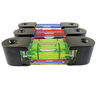 LEVEL EASY Spirit Level 68mm x 18mm x 16mm Bubble Column Horizontal Ruler Leveler Gauge UK