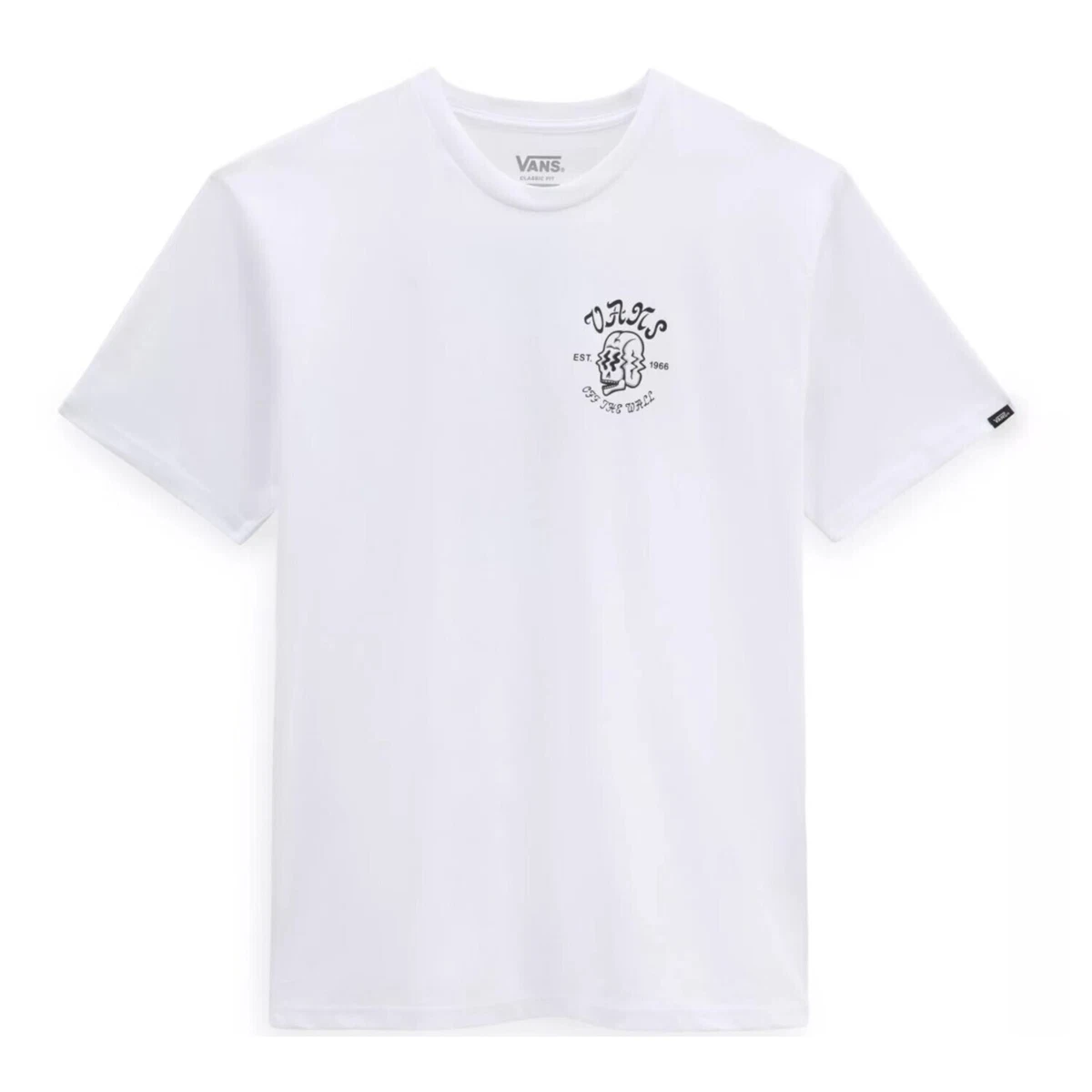 White t shirt best sale vans