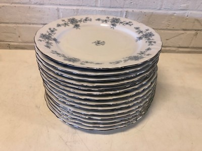 Vintage Winterling Schwarzenbach  Renaissance  Porcelain 14 Dinner Plates