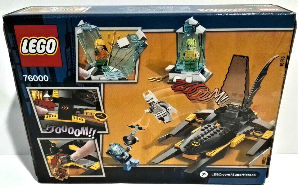 LEGO SUPER HEROES 76000 ARTIC BATMAN VS MR. FREEZE AQUAMAN 100% COMPLETO con CAJA Foto 4 de 4