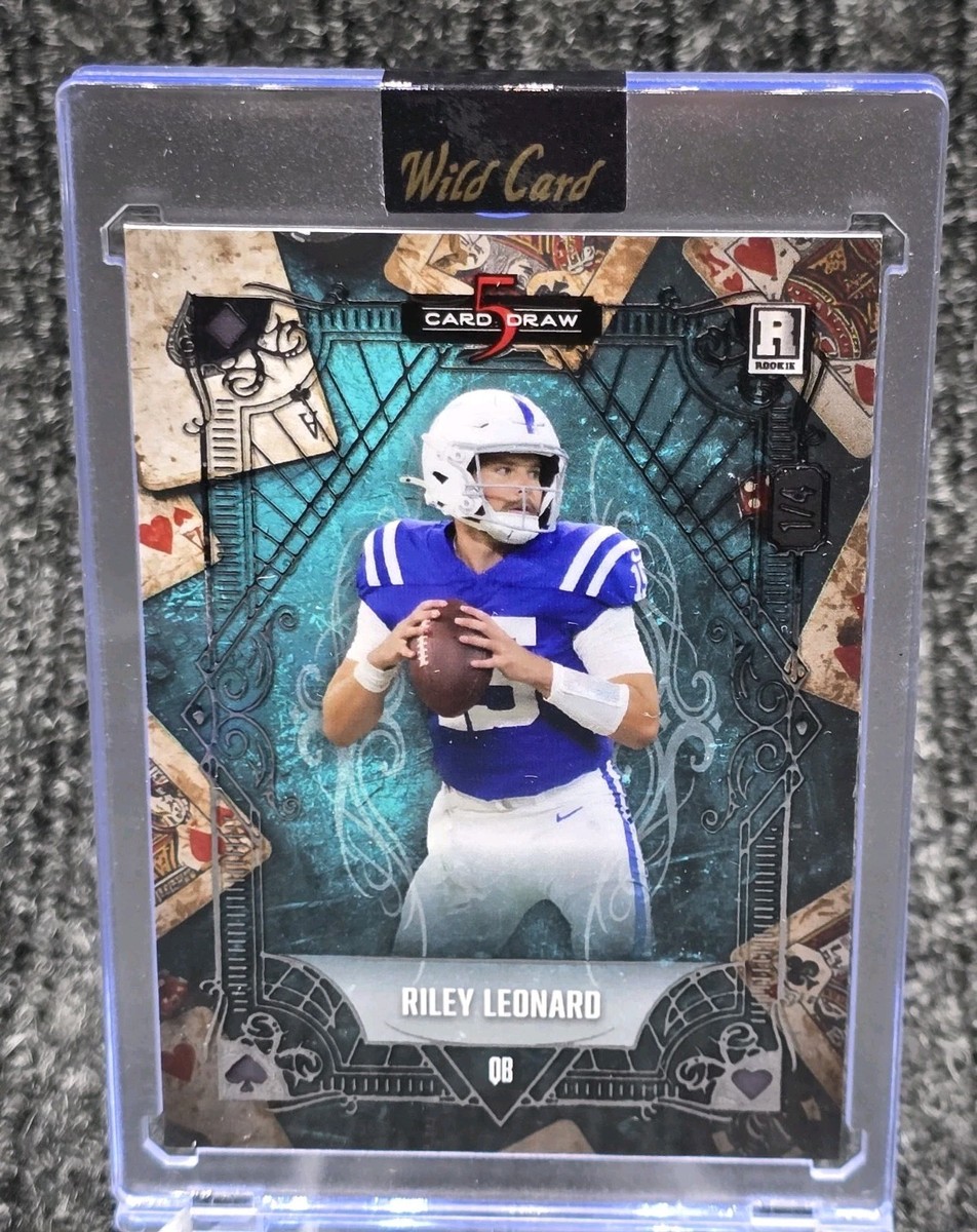 ebay5万円! L.ロベルト ルーキーカード SAPPHIRE EDITION 2025 Wild Card 5 Card Draw Riley Leonard 1/4 Rookie Card RC | eBay
