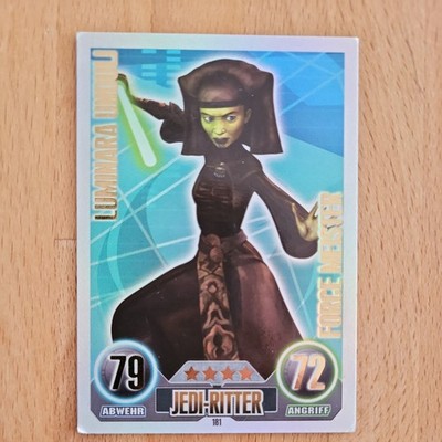 Star Wars Force Attax Clone Wars Serie 1 Luminara Unduli Force Meister 181