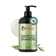 Mielle Organics Rosemary Mint Biotin Shampoo for Hair Strengthening 12 Oz
