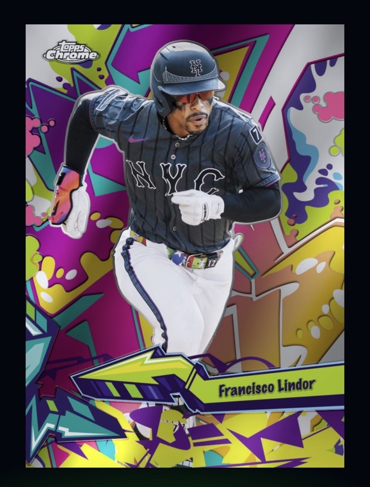 2026 Topps Chrome Series 1 - Wild Style FRANCISCO LINDOR (Topps Bunt Digitalcard