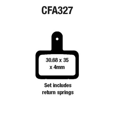 PAAR PASTIGLIEN EBC MTB CFA327HH