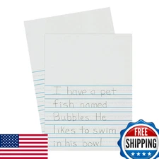 Pacon 2656 Newsprint Handwriting Paper, Picture Story, 7/8" Ruled, 500 Sheets