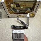 Case XX Buffalo Horn Full Size Trapper Knife NIB BH254 SS #65010 Free 1991 ERTL — photo 4
