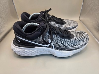 Nike ZoomX Invincible Run Flyknit Shoes Men's 11 Black White Running Sneakers