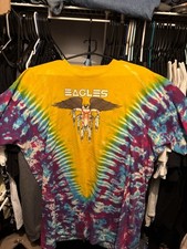 Vintage 1994 Eagles Hell Freezes Over Tour Tie-dye Single Stitch T-shirt Size XL
