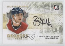 2010-11 ITG Decades 1980s Brian Skrudland #A-BSK Auto 2u9