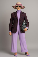 Vittoria Verani Vintage Bouclé Blazer 38 | Made in Italy | Lurexfaden Schimmer