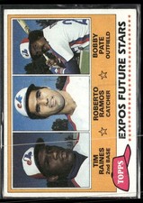 1981 Topps #479 Expos Future Stars (Tim Raines / Roberto Ramos / Bobby Pate)