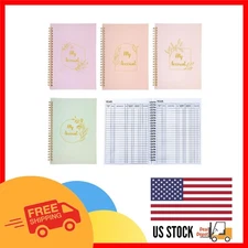 Set of 4  Accounting Ledger Books - 200 Sheets for Smart Finance Tracking