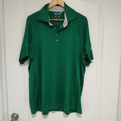 VTG Adidas Clima Cool Performance Golf Polo XL Retro