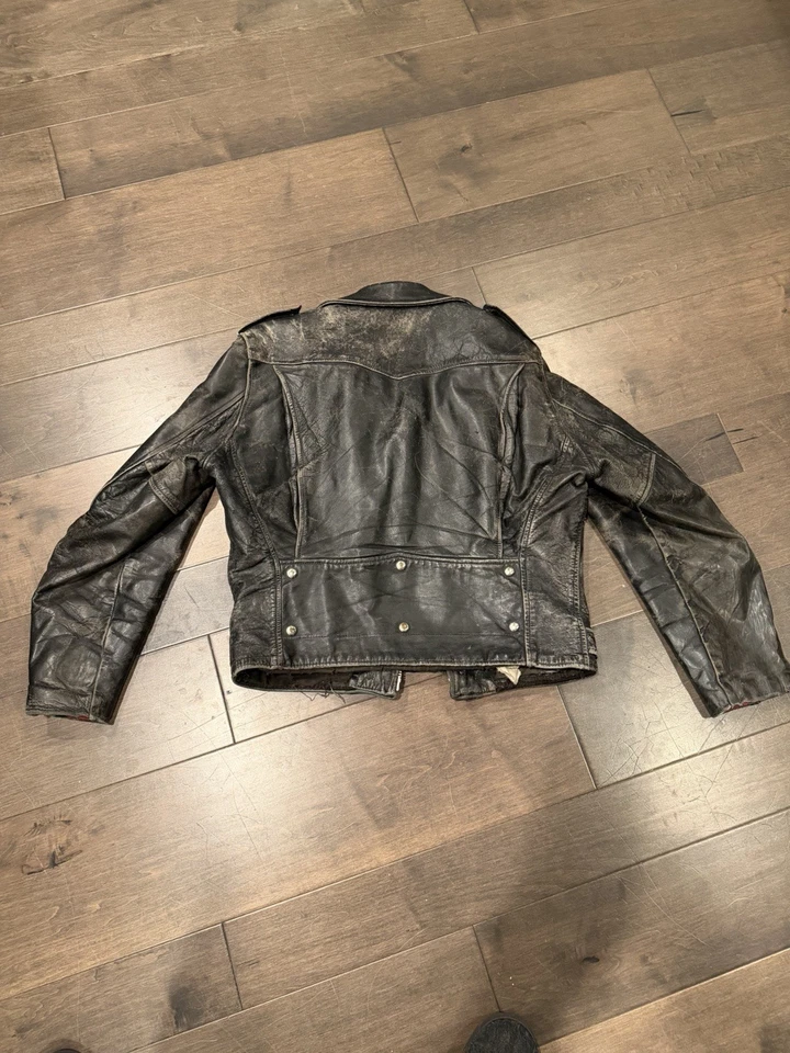 Vintage 1960S Sears Oak Brook Jacket Men’s Leather Jacket  ￼ - Image 2 of 3