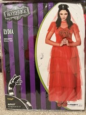 Beetlejuice Lydia costume Adult Medium 8-10