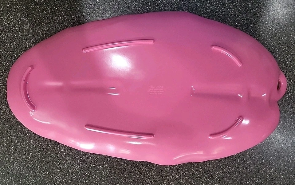 Banana Leaf Melamine Platter Pink - Image 2 of 4