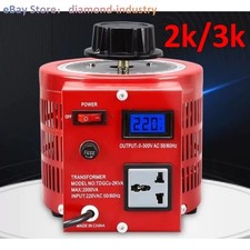 220V Single-phase Adjustable Transformer 0-300V,2kw/3kw Voltage Regulator